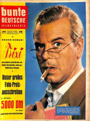 Bunte Deutsche Illustrierte Nr.28 , 11.7.1959 O.W.Fischer NDR40015 - 1