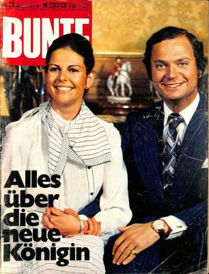 Bunte Illustrierte 18. 3. 1976 - Richard Hauptmann, Susan Ford, Gracia Patricia NDR85157 - 1