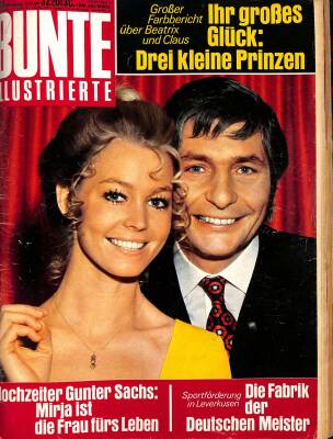 Bunte Illustrierte 3. 12. 1969 - Gaby Fuchs, Barbra Streisand NDR85177 - 1