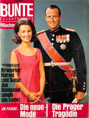 Bunte Illustrierte 4. 9. 1968 - Kronprinz Harald Von Norwegen Und Prinzessin Sonja, Joseph Kennedy NDR85168 - 1