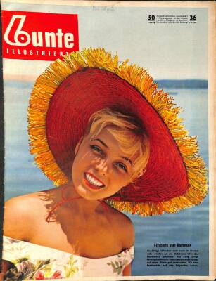 Bunte Illustrierte 7. 9. 1957 - Prinz Sadruddin Khan, Prinz Ali, Nina Dyer NDR85057 - 1