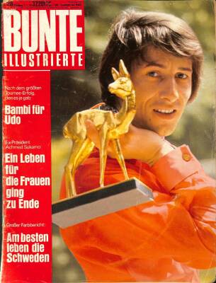 Bunte Illustrierte Nr 28 7 Temmuz 1970 - Alain Delon, Ratna Dewi NDR83755 - 1