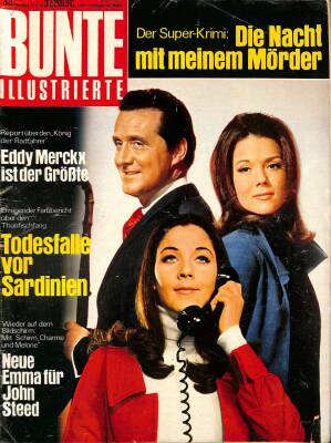 Bunte Illustrierte Nr 33 11 Ağustos 1970 - Eddy Merckx, Mireille Mathieu, Emma NDR83754 - 1