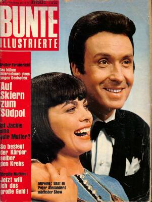 Bunte Illustrierte Nr 52 22 Aralık 1970 - Mireille Mathieu, Jacqueline Onassis NDR83752 - 1