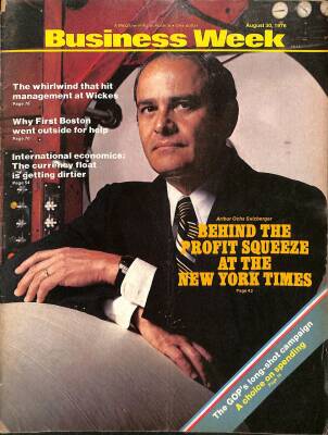 Business Week 30 August 1976 - Arthur Ochs Sulzberger, Mesalist Jenner, Guy Farmer NDR84635 - 1