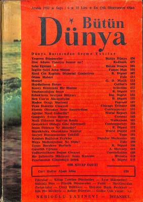 BÜTÜN DÜNYA - Aralık 1972 Sayı4 KTP1092 - 1