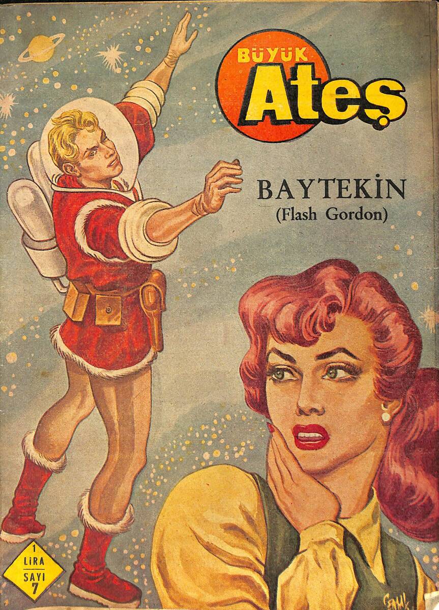 Büyük Ateş 17 Mayıs 1960 Sayı : 7 - Baytekin (Flash Gordon) NDR91197 - 1