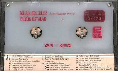 Büyük Besteler Büyük Ustalar 9 *Selahaddin Pınar * Kaset KST18229 - 2