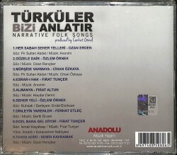 Cankat Günel - Türküler Bizi Anlatır CD (Sıfır) CD3759 - 2