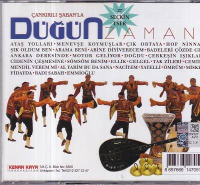 Çankırılı Şabanla Düğün Zamanı* ( İkinci El ) CD Müzik CD1091 - 2