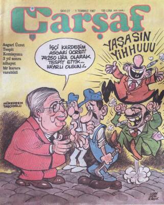 Çarşaf Mizah Dergisi 1 Temmuz 1987 Sayı27 NDR16109 - 1