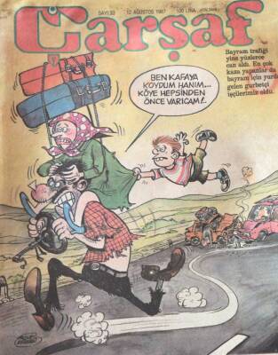 Çarşaf Mizah Dergisi 12 Ağustos 1987 Sayı33 NDR16112 - 1