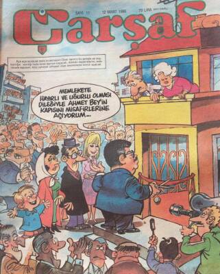 Çarşaf Mizah Dergisi 12 Mart 1986 Sayı11 NDR16070 - 1