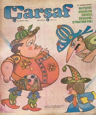 Çarşaf Mizah Dergisi 17 Mart 1976 Sayı14 NDR16059 - 1