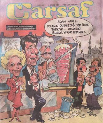 Çarşaf Mizah Dergisi 18 Kasım 1987 Sayı47 NDR16118 - 1