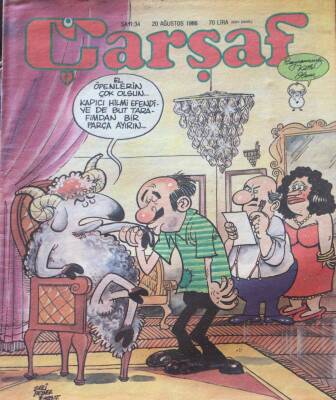 Çarşaf Mizah Dergisi 20 Ağustos 1986 Sayı34 NDR16074 - 1