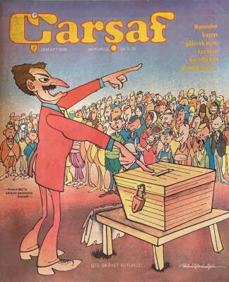 Çarşaf Mizah Dergisi 24 Mart 1976 Sayı15 NDR16060 - 1