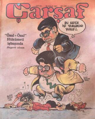 Çarşaf Mizah Dergisi 30 Aralık 1987 Sayı53 NDR16122 - 1