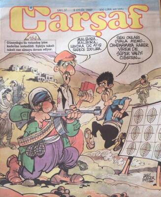 Çarşaf Mizah Dergisi 9 Eylül 1987 Sayı37 NDR16103 - 1