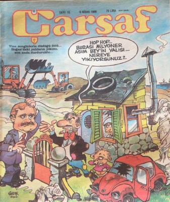 Çarşaf Mizah Dergisi 9 Nisan 1986 Sayı15 NDR16071 - 1