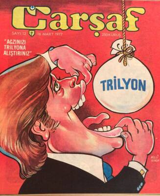 Çarşaf Mizah Dergisi Sayı12 16 Mart 1977 NDR20844 - 1