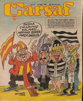 Çarşaf Mizah Dergisi Sayı12 22 Mart 1989 NDR20774 - 1