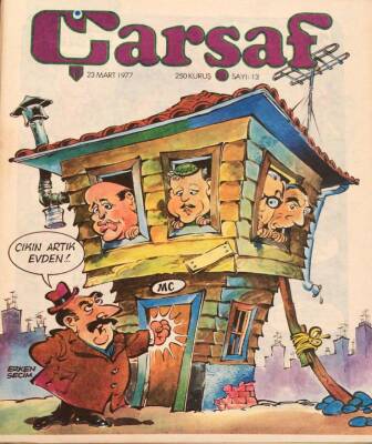 Çarşaf Mizah Dergisi Sayı13 23 Mart 1977 NDR20845 - 1