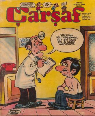 Çarşaf Mizah Dergisi Sayı13 24 Mart 1982 NDR20661 - 1