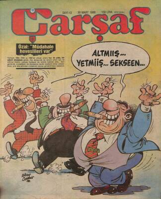 Çarşaf Mizah Dergisi Sayı13 30 Mart 1988 NDR20810 - 1