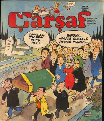 Çarşaf Mizah Dergisi Sayı14 1 Nisan 1981 NDR20640 - 1