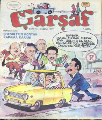 Çarşaf Mizah Dergisi Sayı15 4 Nisan 1979 NDR22432 - 1