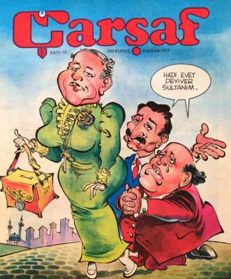 Çarşaf Mizah Dergisi Sayı15 6 Nisan 1977 NDR20818 - 1