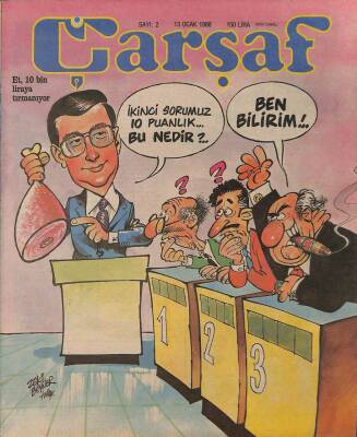 Çarşaf Mizah Dergisi Sayı2 13 Ocak 1988 NDR20816 - 1