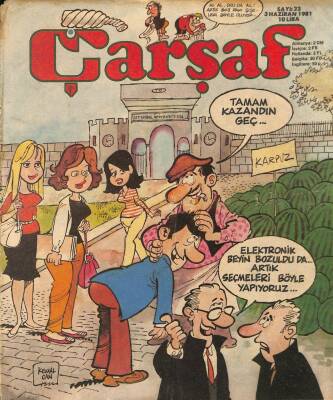 Çarşaf Mizah Dergisi Sayı23 3 Haziran 1981 NDR20645 - 1