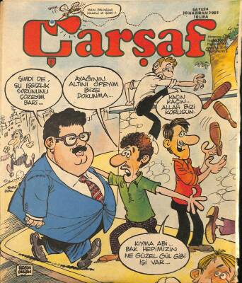 Çarşaf Mizah Dergisi Sayı24 10 Haziran 1981 NDR20646 - 1