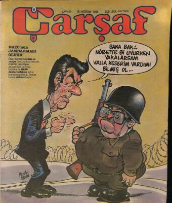 Çarşaf Mizah Dergisi Sayı24 15 Haziran 1988 NDR20800 - 1