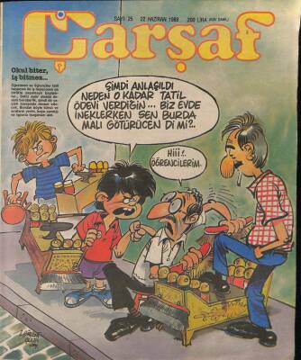 Çarşaf Mizah Dergisi Sayı25 22 Haziran 1988 NDR20799 - 1