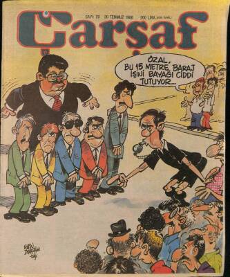 Çarşaf Mizah Dergisi Sayı30 20 Temmuz 1988 NDR20796 - 1