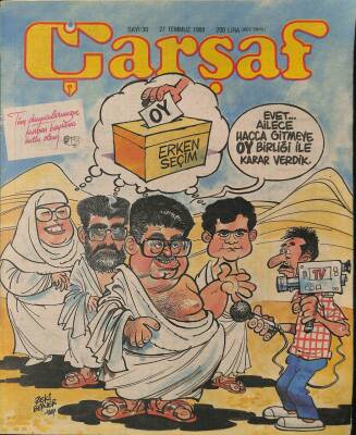 Çarşaf Mizah Dergisi Sayı30 27 Temmuz 1988 NDR20795 - 1