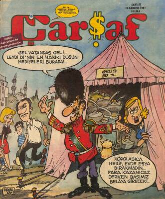 Çarşaf Mizah Dergisi Sayı33 12 Ağustos 1981 NDR20654 - 1