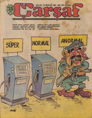 Çarşaf Mizah Dergisi Sayı33 15 Ağustos 1990 NDR20674 - 1