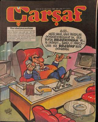 Çarşaf Mizah Dergisi Sayı34 23 Ağustos 1989 NDR20762 - 1