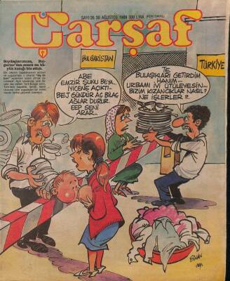 Çarşaf Mizah Dergisi Sayı35 30 Ağustos 1989 NDR20761 - 1