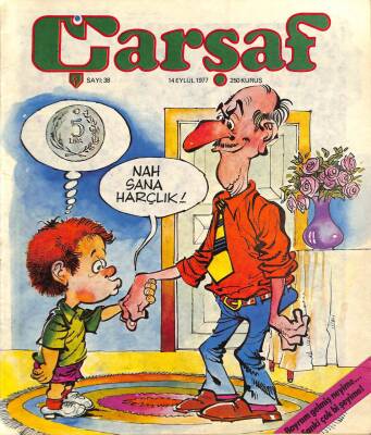 Çarşaf Mizah Dergisi Sayı38 14 Eylül 1977 NDR21387 - 1