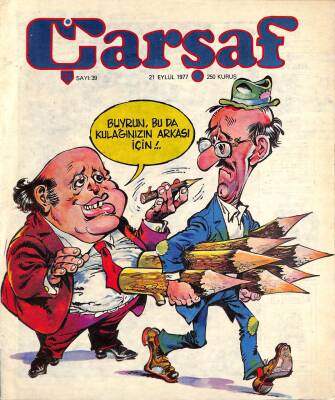 Çarşaf Mizah Dergisi Sayı39 21 Eylül 1977 NDR21388 - 1