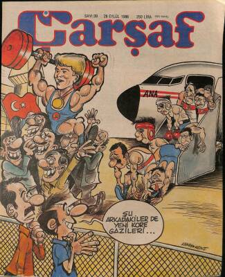 Çarşaf Mizah Dergisi Sayı39 28 Eylül 1988 NDR20787 - 1