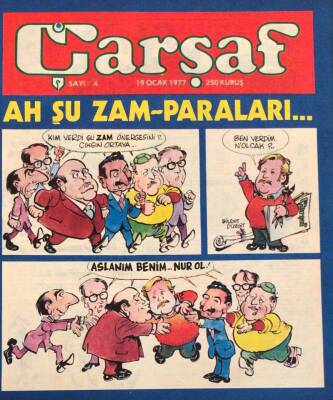 Çarşaf Mizah Dergisi Sayı4 19 Ocak 1977 NDR20839 - 1