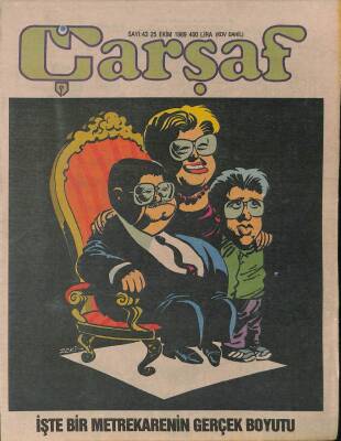 Çarşaf Mizah Dergisi Sayı43 25 Ekim 1989 NDR20753 - 1