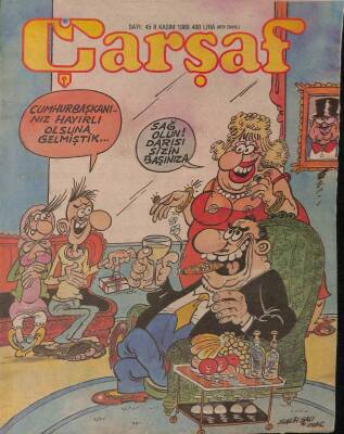 Çarşaf Mizah Dergisi Sayı45 8 Kasım 1989 NDR20751 - 1