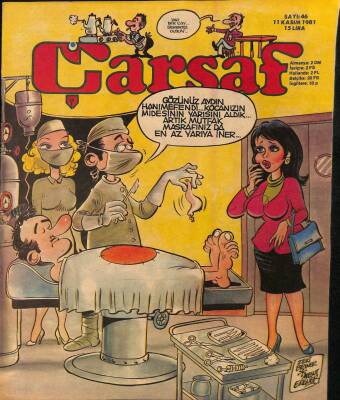 Çarşaf Mizah Dergisi Sayı46 11 Kasım 1981 NDR20659 - 1